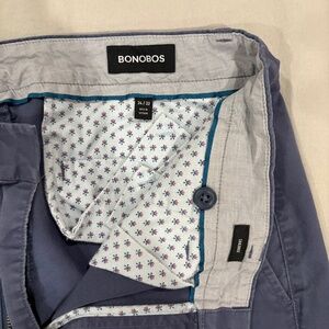 34x32 Bonobos Washed Chinos Tailored Blue 34/32